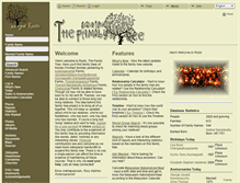 Tablet Screenshot of genealogy.rocksea.org